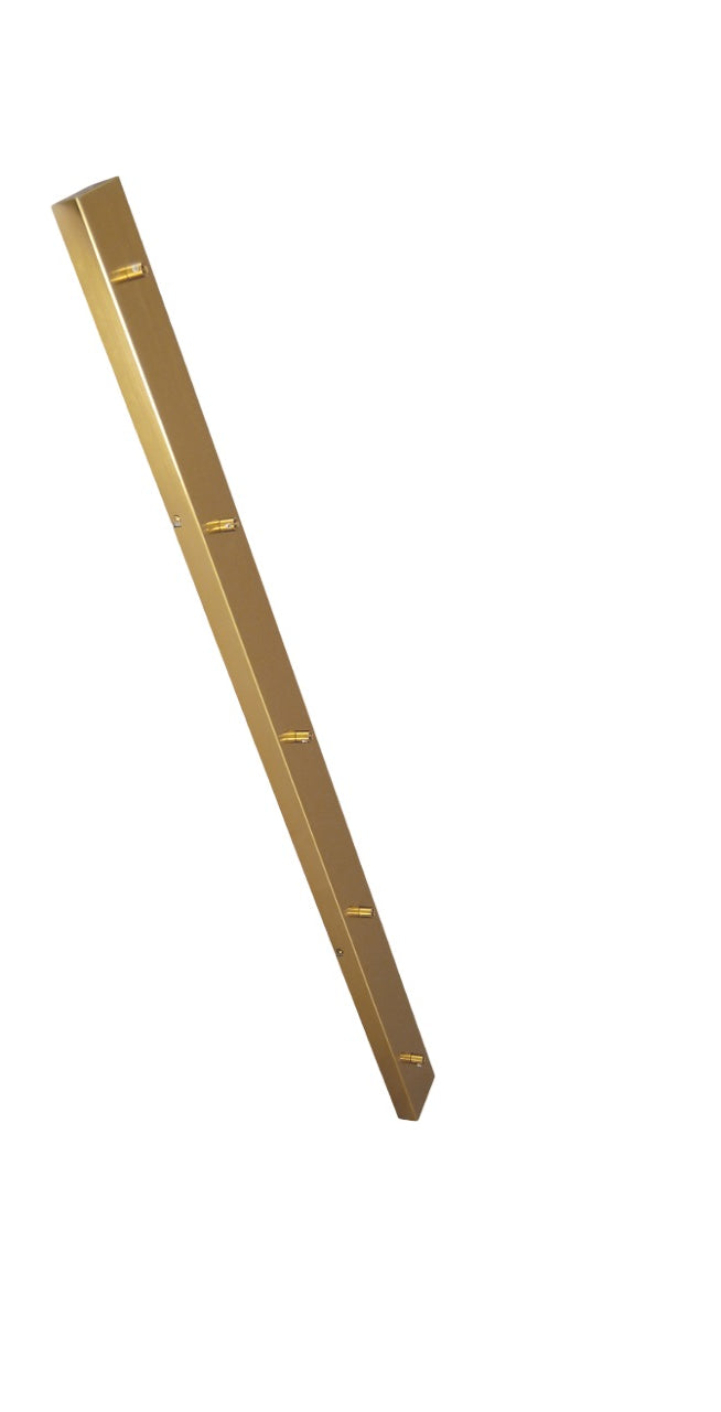 Rosone a barra 120 cm 5 fori Perenz 8035 ottone brunito