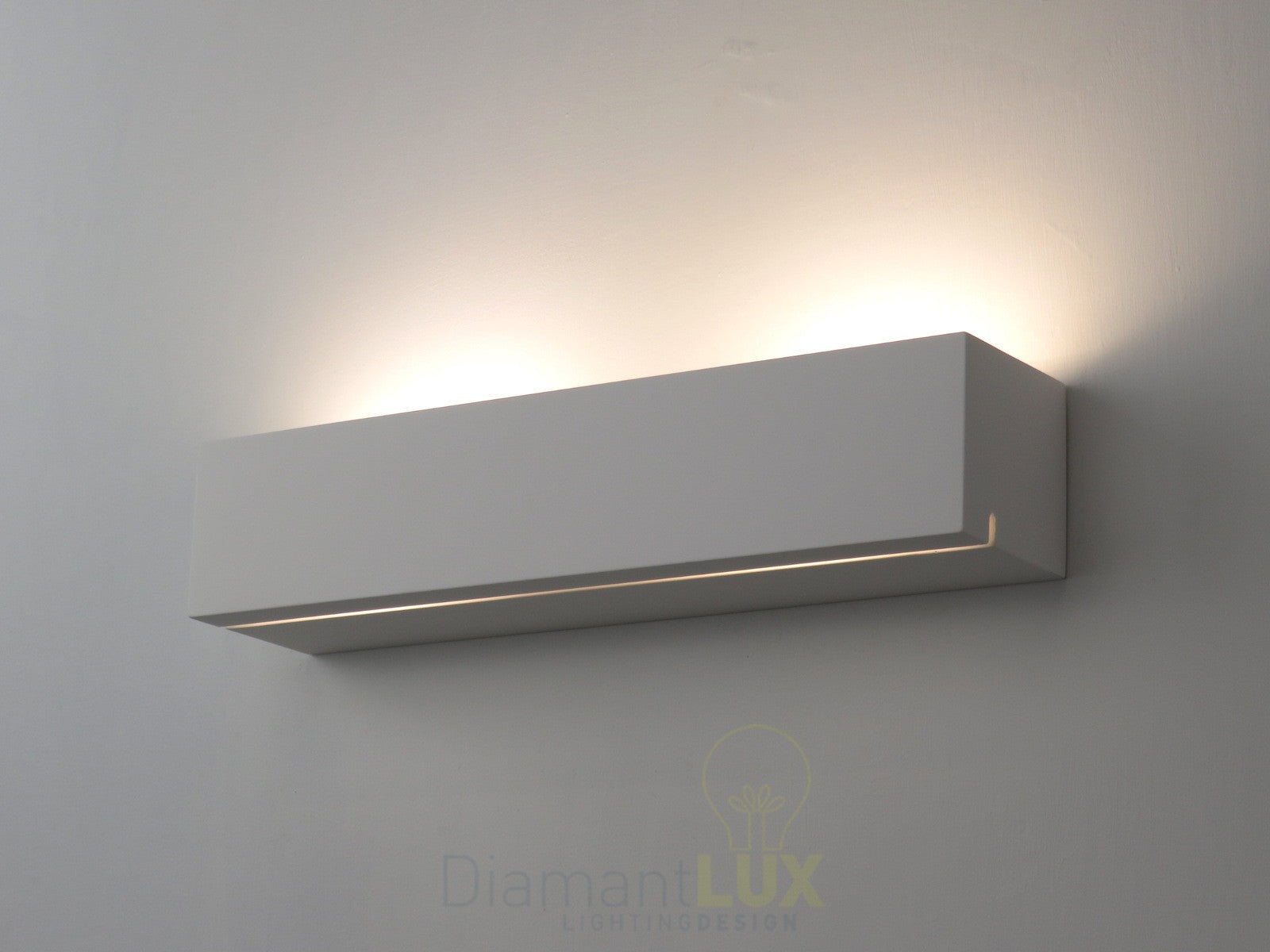 804B applique in gesso rettangolare DIAMANTLUX