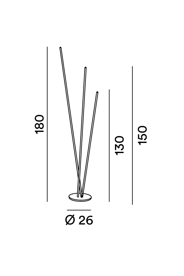 Perenz Twins 8057 - Disegno tecnico e misure