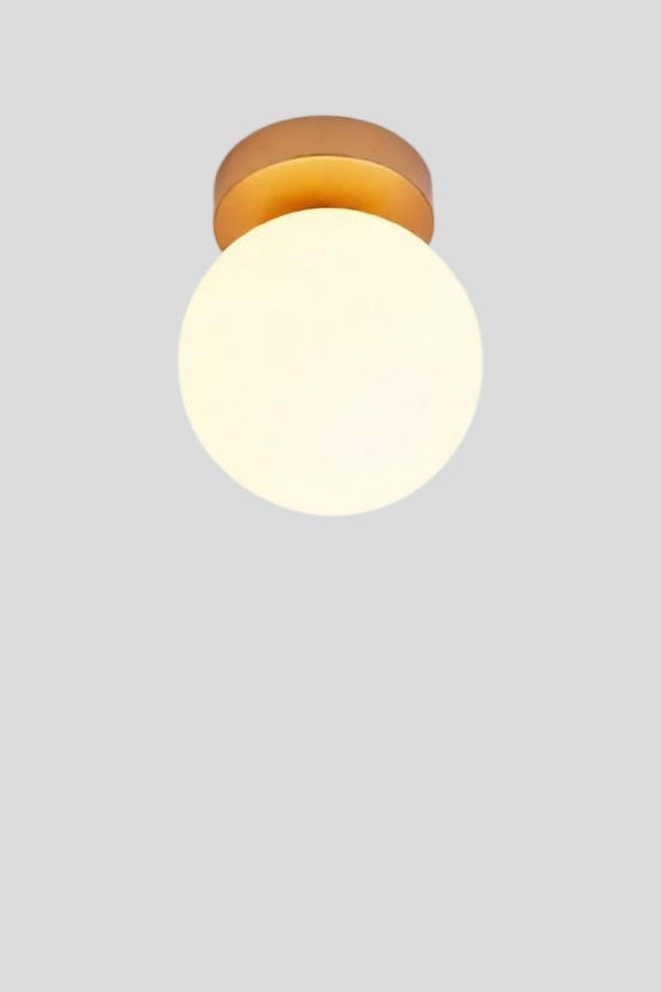 Applique Perenz Maga 8072 oro in vetro soffiato satinato
