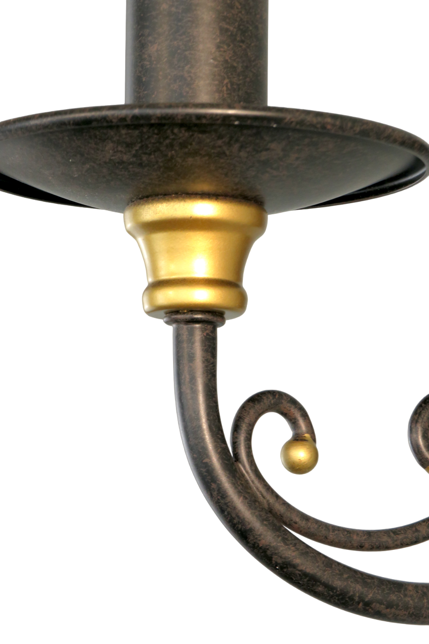 Applique Rustica 1 Luce E27 Marrone JOLE 80953-A1 DIAMANTLUX