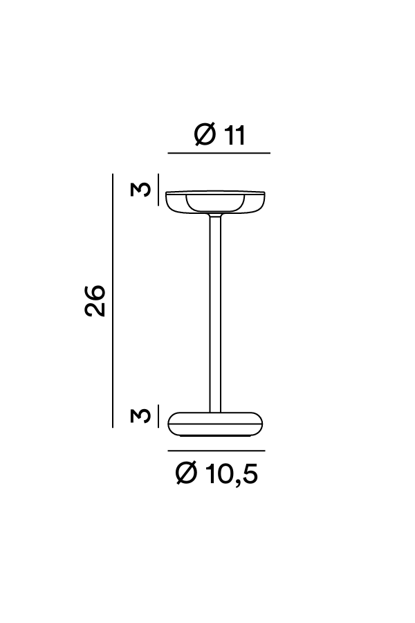 Perenz Soap 8122 - Disegno tecnico e misure