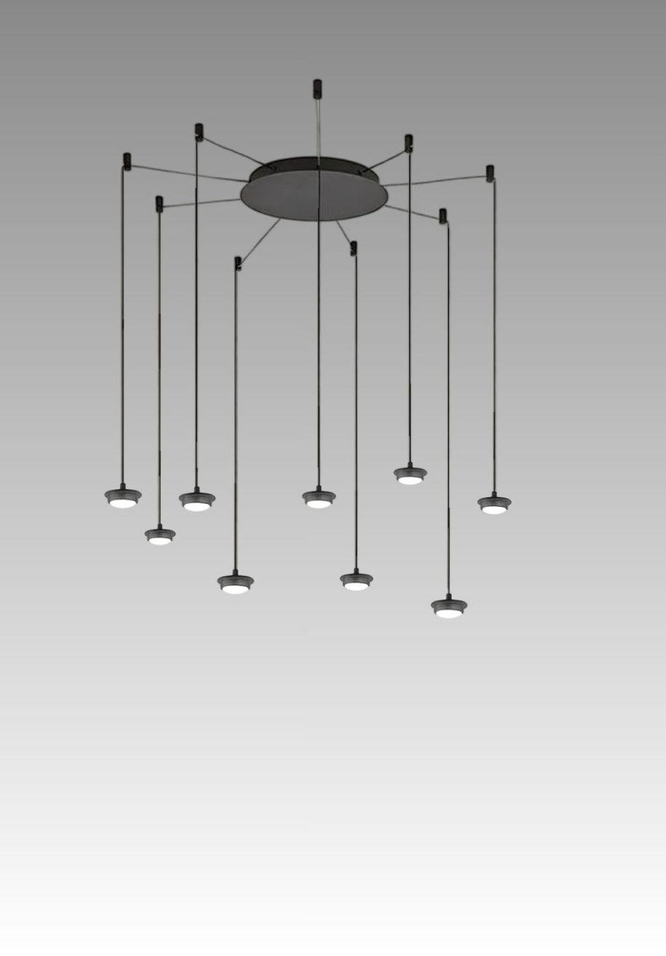 Perenz Hunter 8159 sospensione LED nero