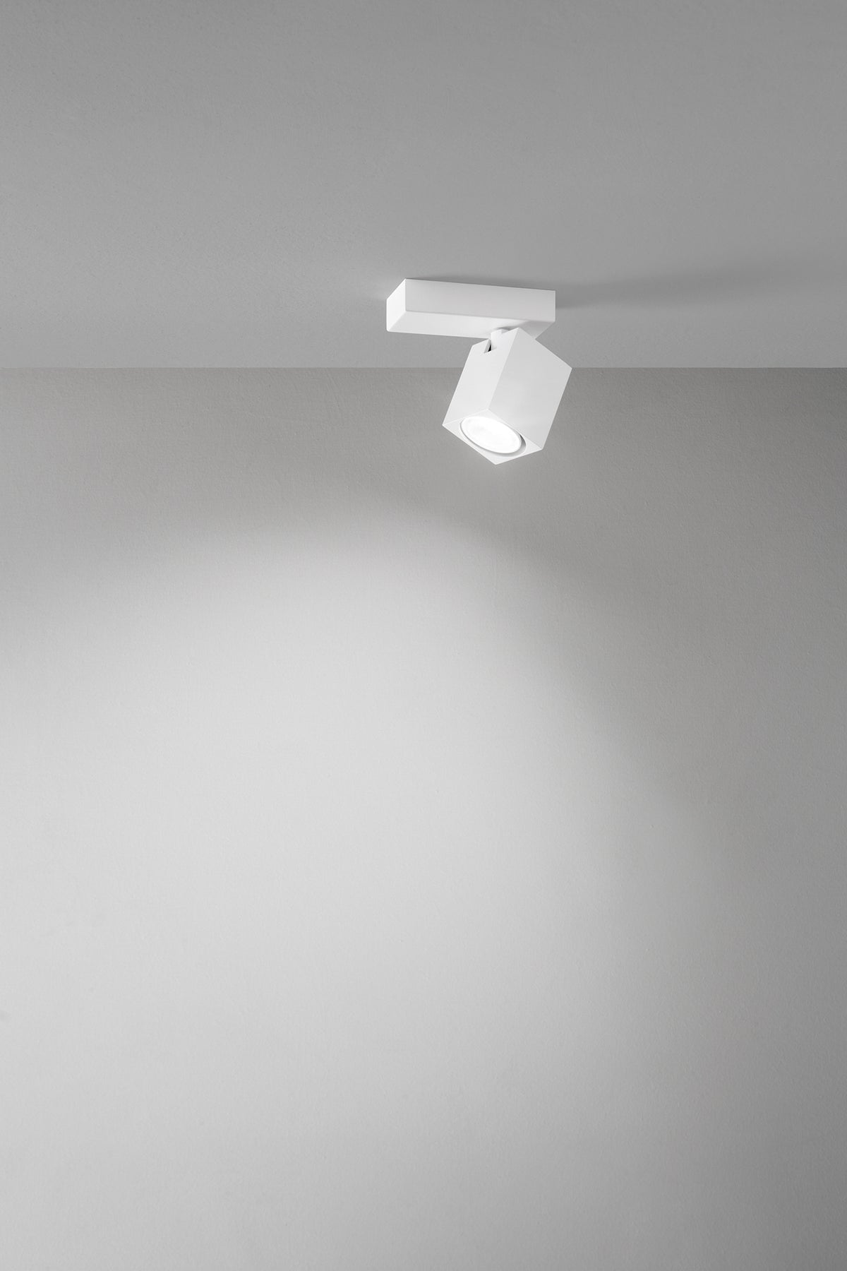 Applique Faretto Orientabile GU10 Corpo Quadrato Perenz Oddy 8170 B Bianco