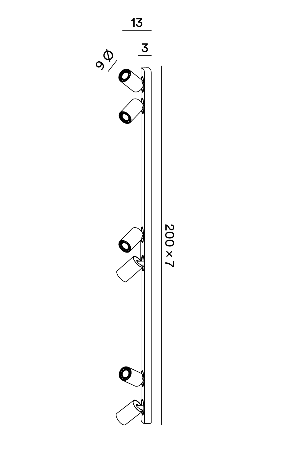 Disegno tecnico Perenz Oddy 8175