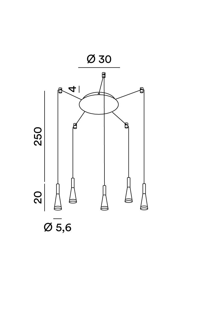 Disegno tecnico Perenz Cone 8208