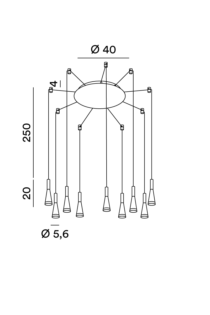 Disegno tecnico Perenz Cone 8210