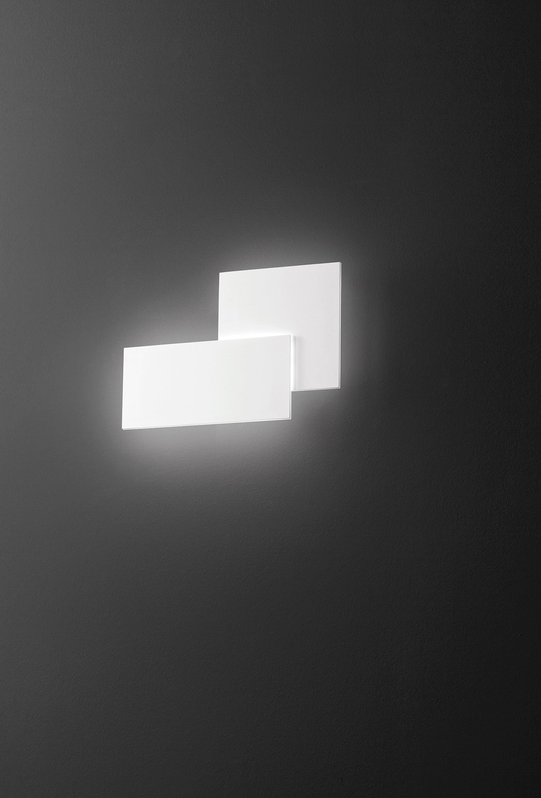 Applique LED Perenz Quantic 8222 bianca a due elementi sfalsati