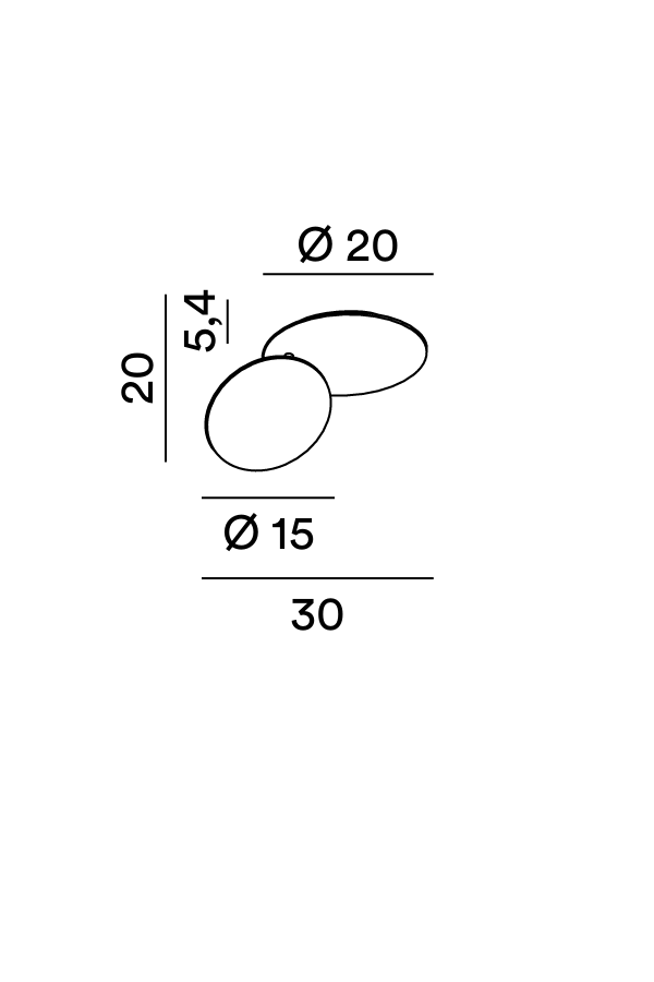 Disegno tecnico Applique Drum 8229 - Perenz