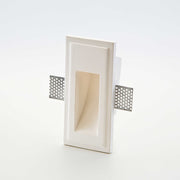 Segnapasso in gesso ad incasso a scomparsa tinteggiabile GU10 - Isyluce GYPSOS 823
