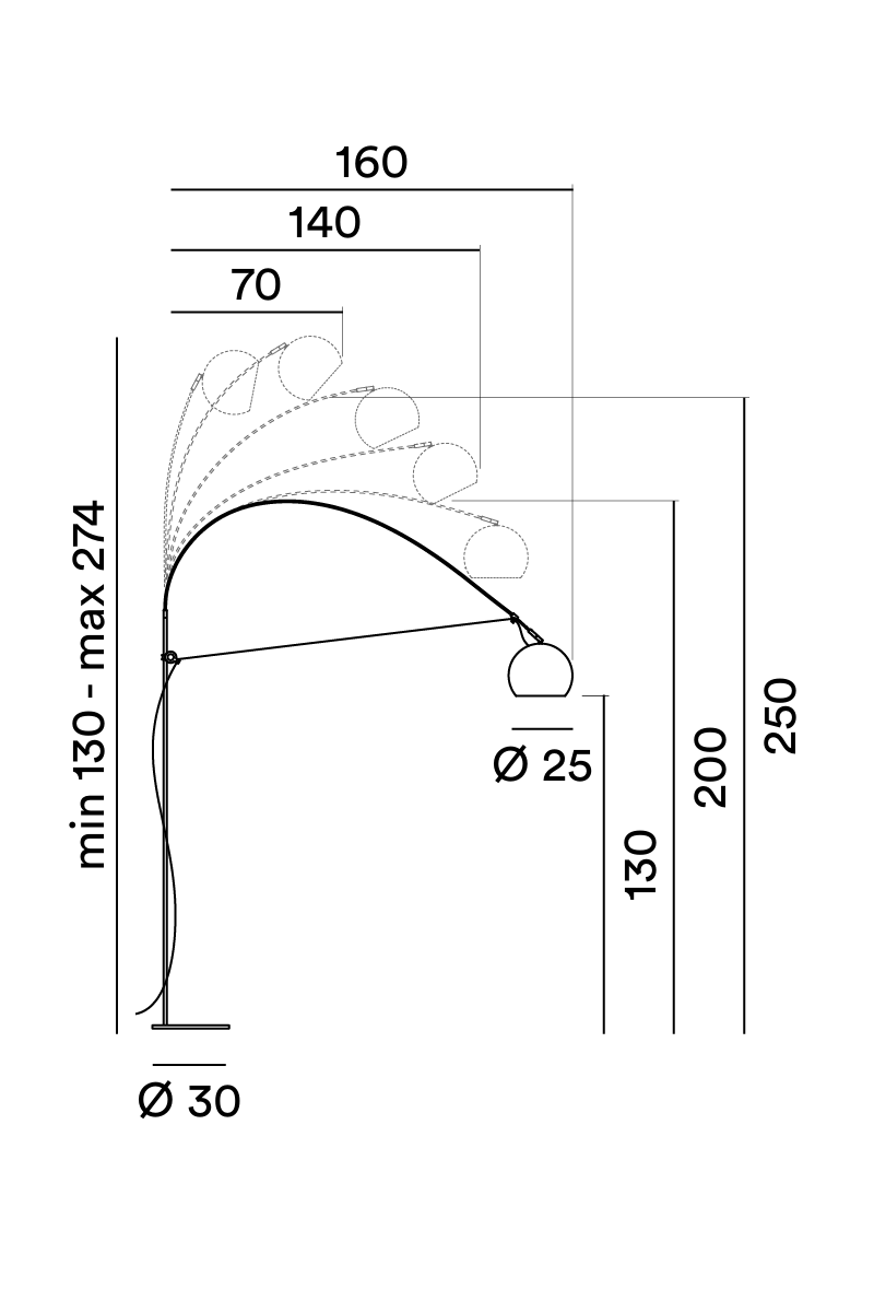 Perenz Pulley 8264 - Disegno tecnico e misure