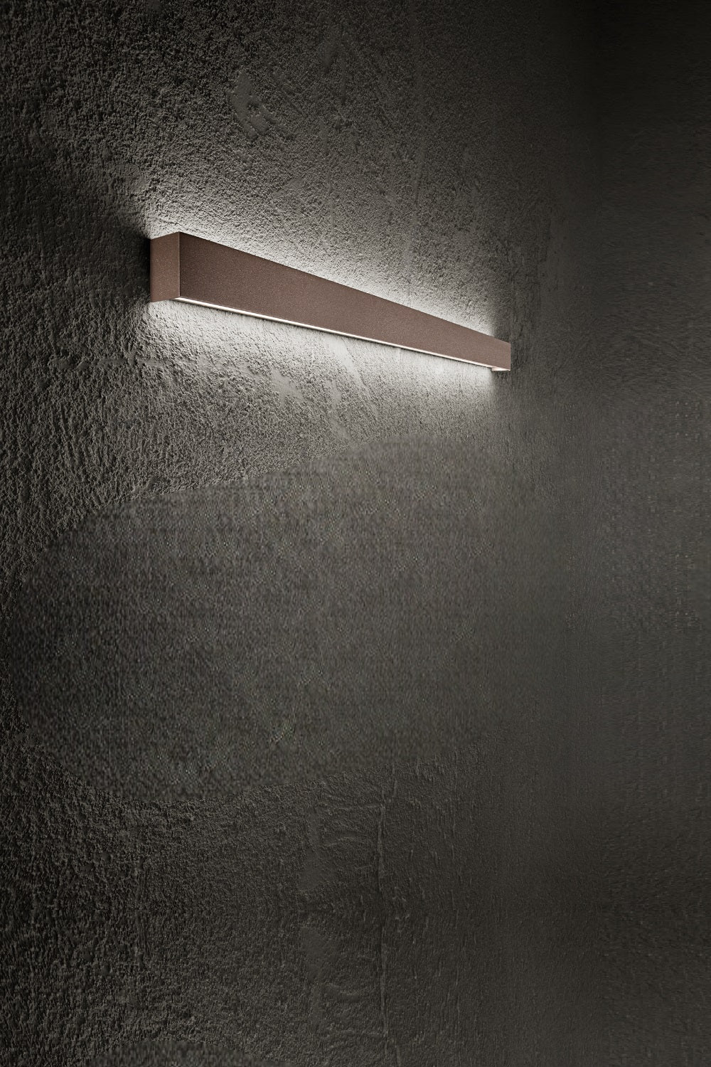 Applique LED Perenz Rummo 8278 marrone metallizzato a doppia emissione