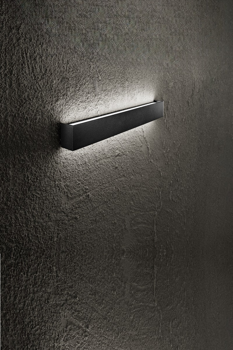 Applique LED Perenz Rummo 8278 nera a doppia emissione