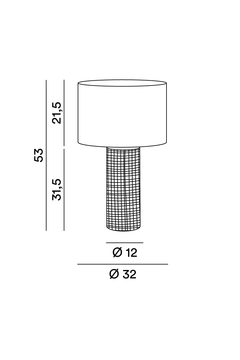 Perenz Tribale 8286 - Disegno tecnico e misure
