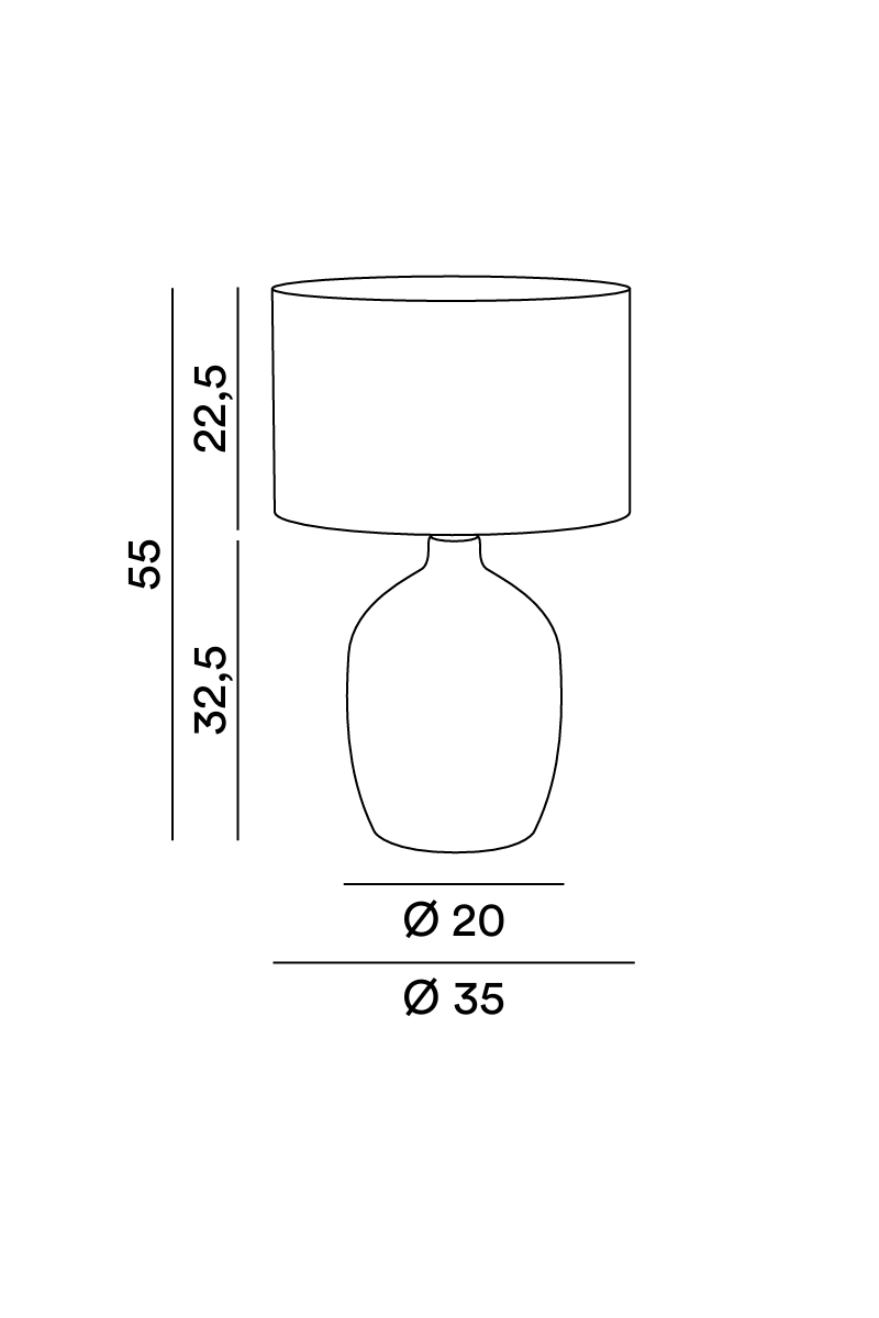 Perenz Tribale 8287 - Disegno tecnico e misure