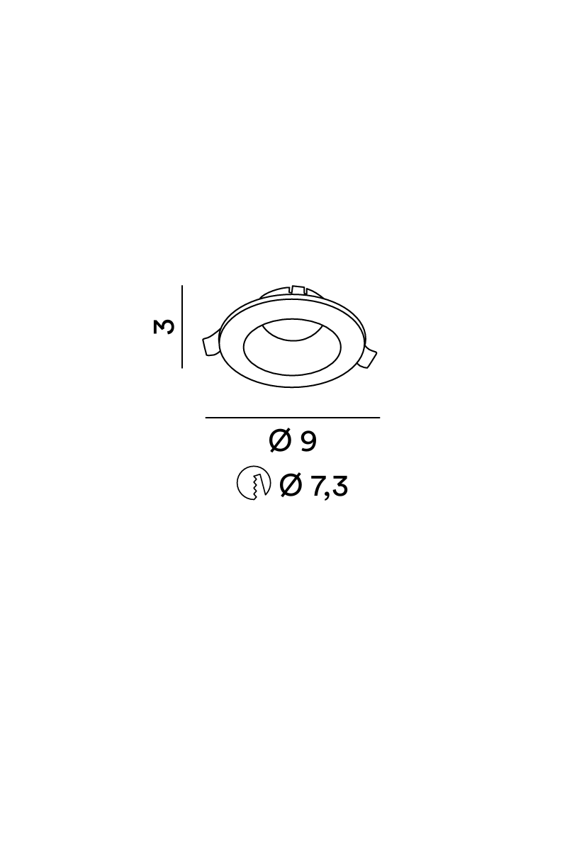 Disegno tecnico Perenz Oasis 8366