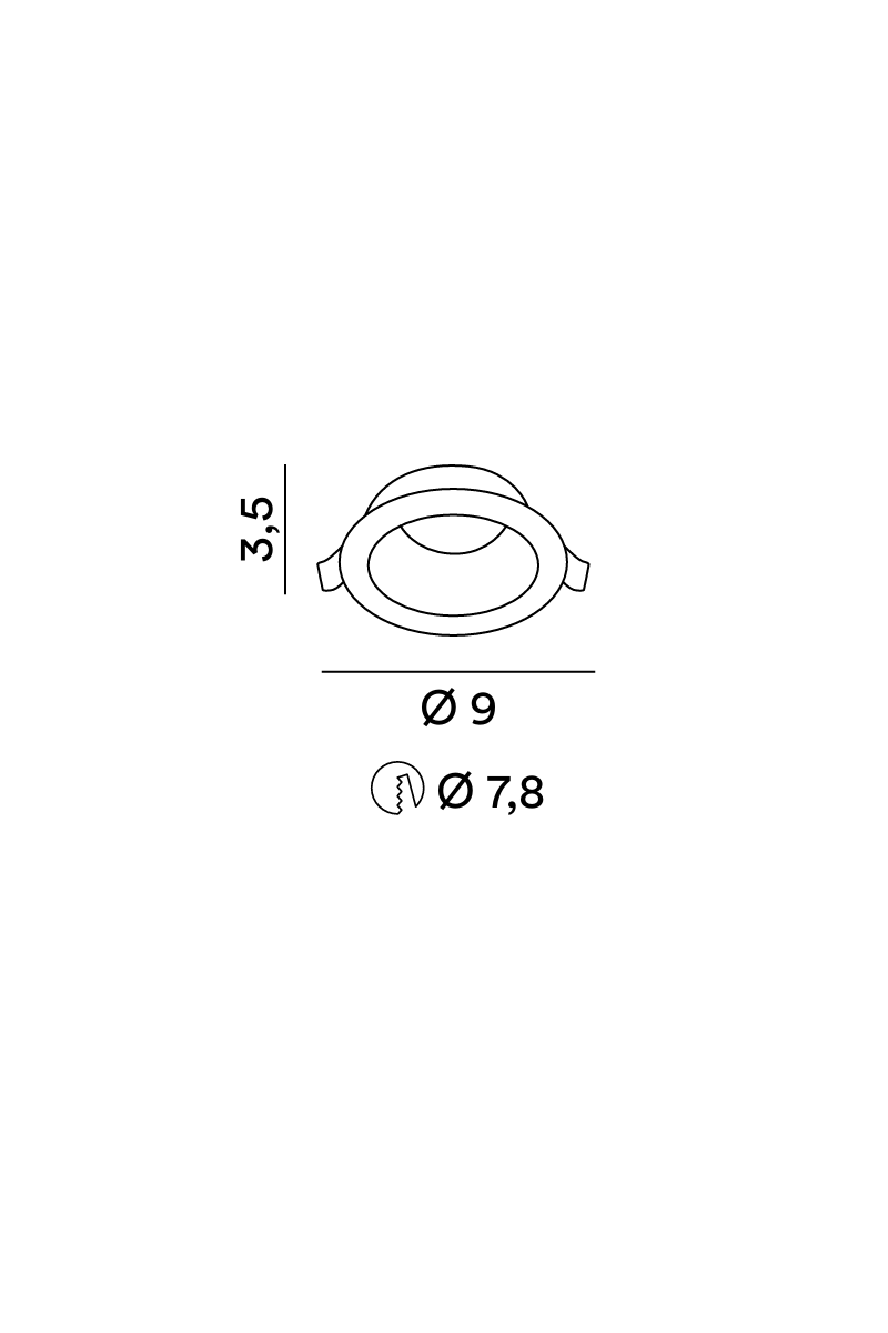 Disegno tecnico Perenz Oasis 8372