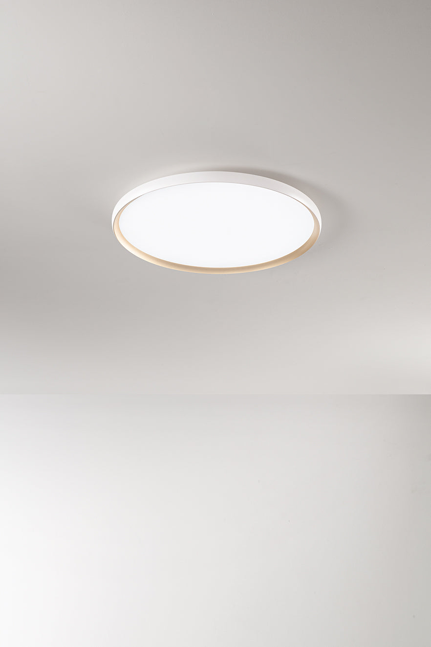 Plafoniera Perenz Halo 8388 Bianco/Oro