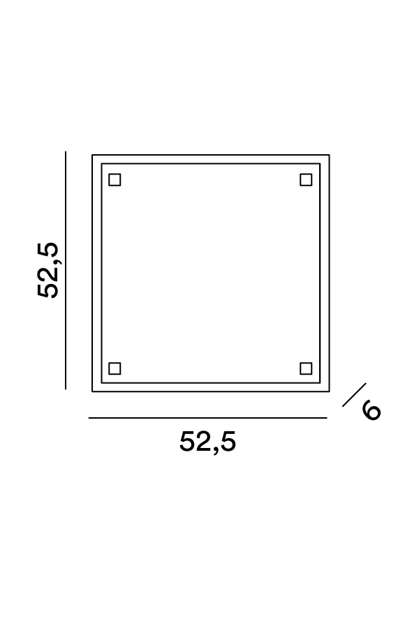 Disegno tecnico Perenz Plain 8394