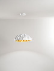 Sospensione Perenz Prisma 8432 Bianco/Oro