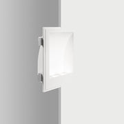 Faretto in gesso ad incasso a scomparsa tinteggiabile grande triplo GU10 - Isyluce GYPSOS 844