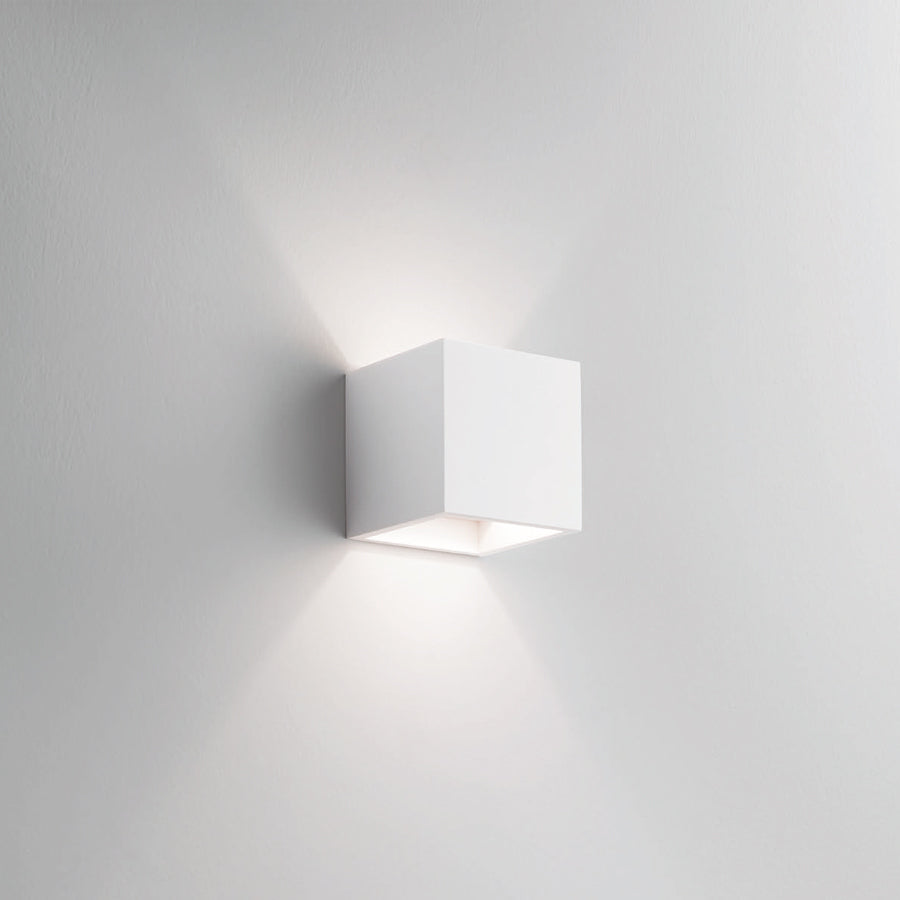 Applique da muro in gesso bianco tinteggiabile - Isyluce GYPSOS 848