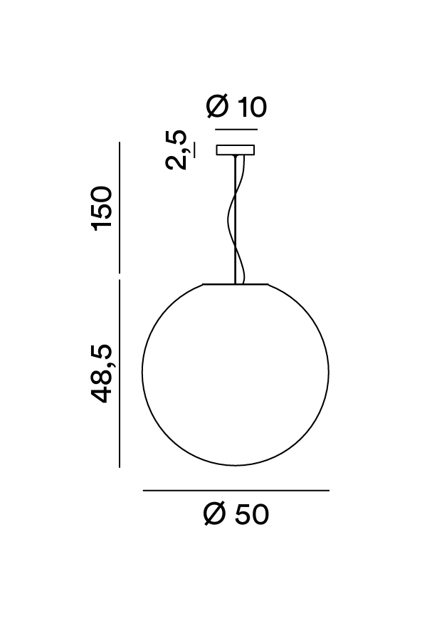 Disegno tecnico Perenz Moon 8500