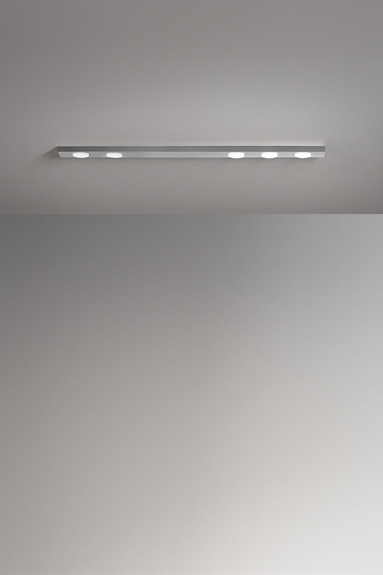 Plafoniera Bottone 8568 Alluminio - Perenz