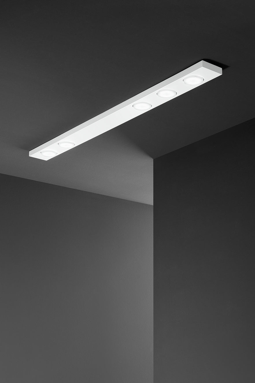 Plafoniera Bottone 8568 Bianco - Perenz