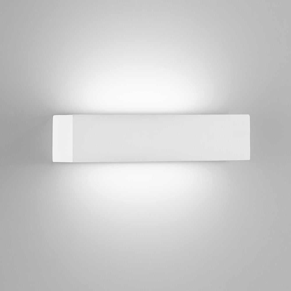 Applique in gesso bianco tinteggiabile LED integrato - Isyluce PRISMA 857