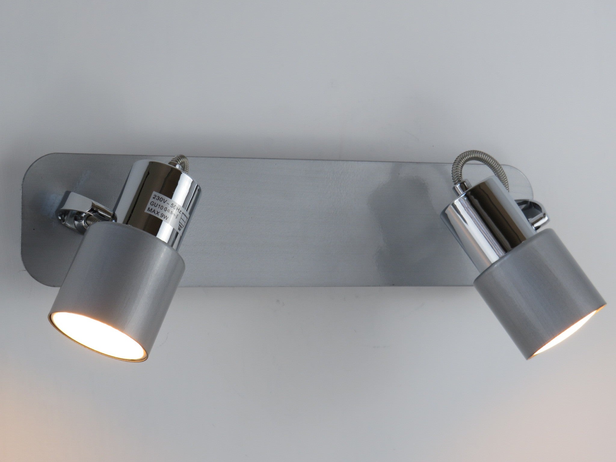88378 applique lampada da parete soffitto faretti spot orientabili design moderno DIAMANTLUX