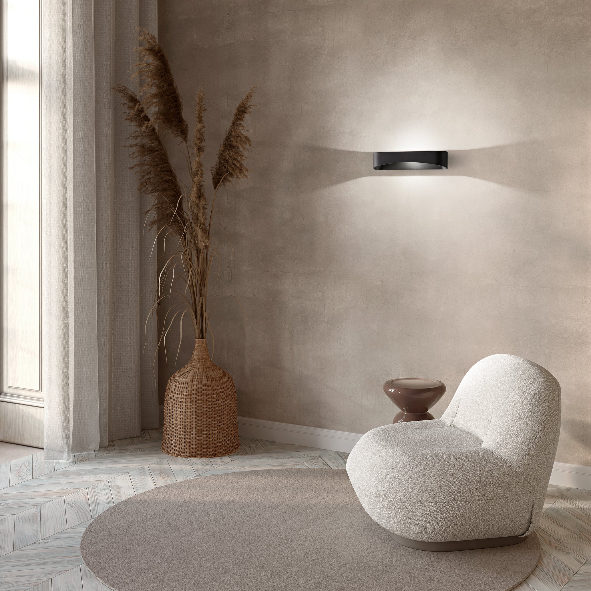 Applique da Parete Isyluce Drappo XL 932G/932GB/932GN LED COB 36W