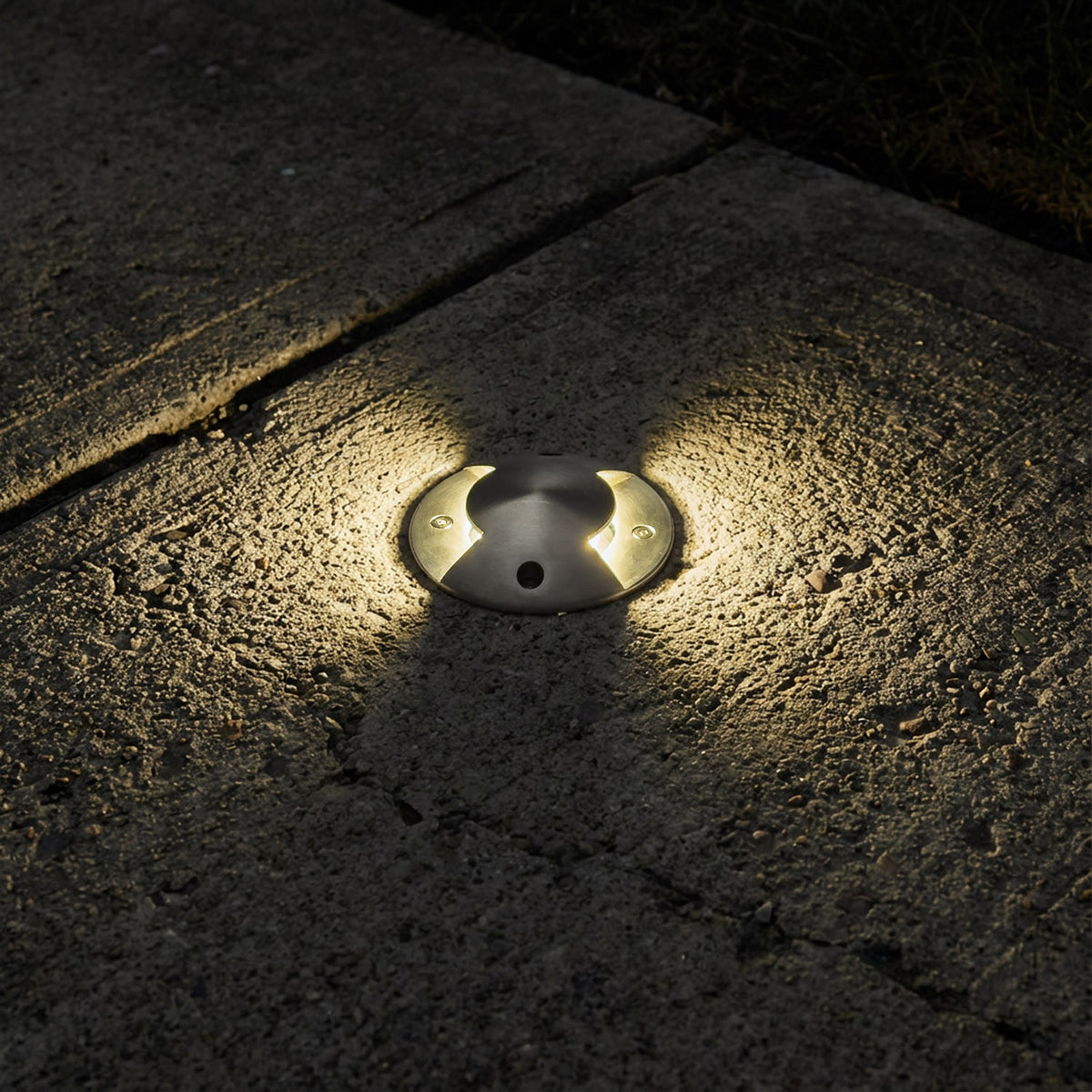 Segnapasso LED Carrabile da Esterno IP67 Botlighting AITONA Rotondo Fascio Doppio GU10