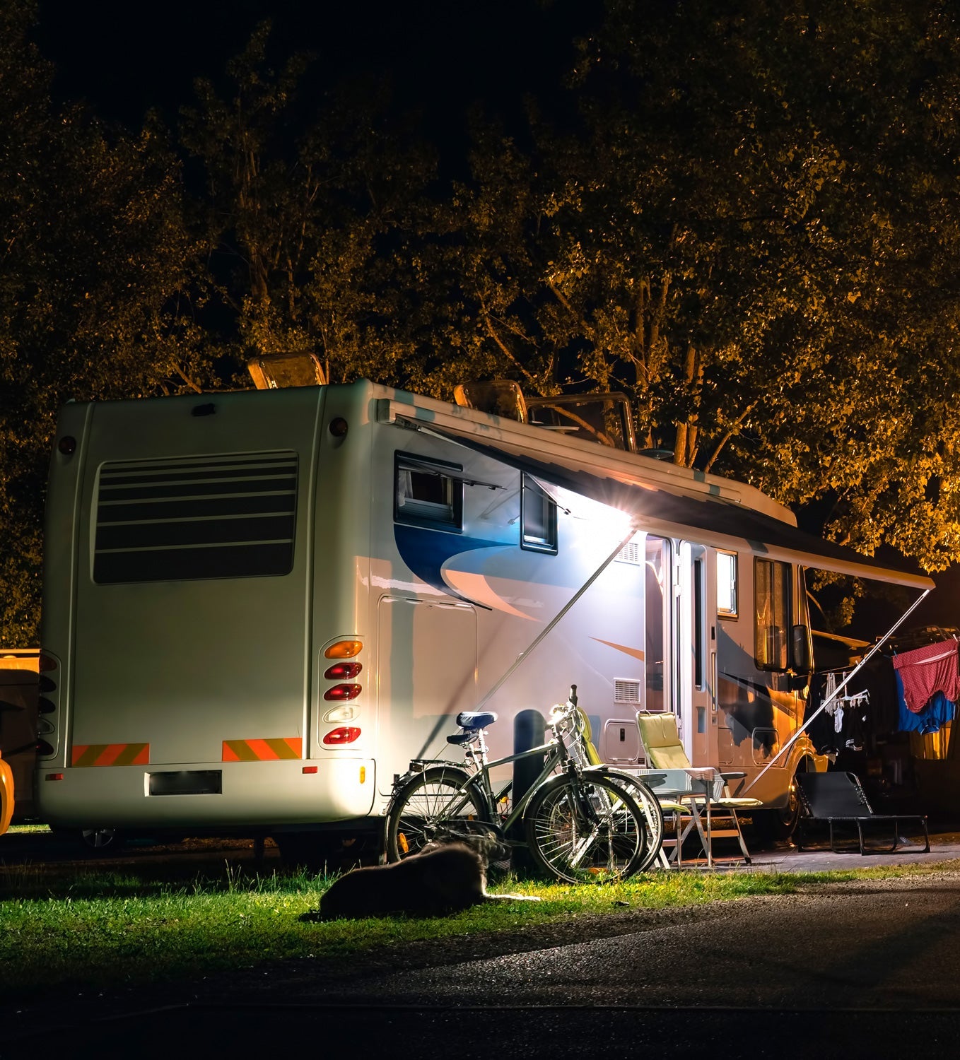 Faretto LED 12V 24V Camper Barca Esterno Nero 30W Favolux AKRON 2 Botlighitng