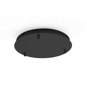 Rosone tondo 3 fori bianco o nero ALICE B T/3 GEA LUCE Diamant Lux