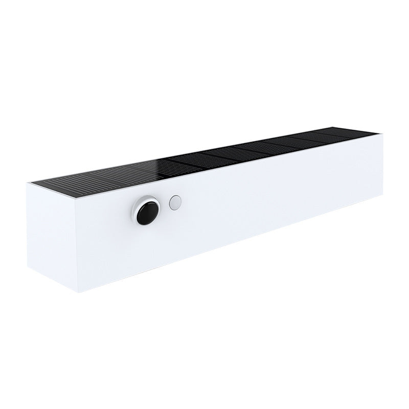 Applique solare da esterno bianco dettaglio - Bot Lighting AVENUE