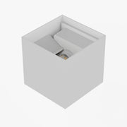 Applique Cubo Esterno Regolabile G9 IP54 Bianco Spacelux 28312
