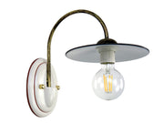 Applique in ceramica da interno Rustica E27 Marrone Oro - Diamantlux BIBI2-A