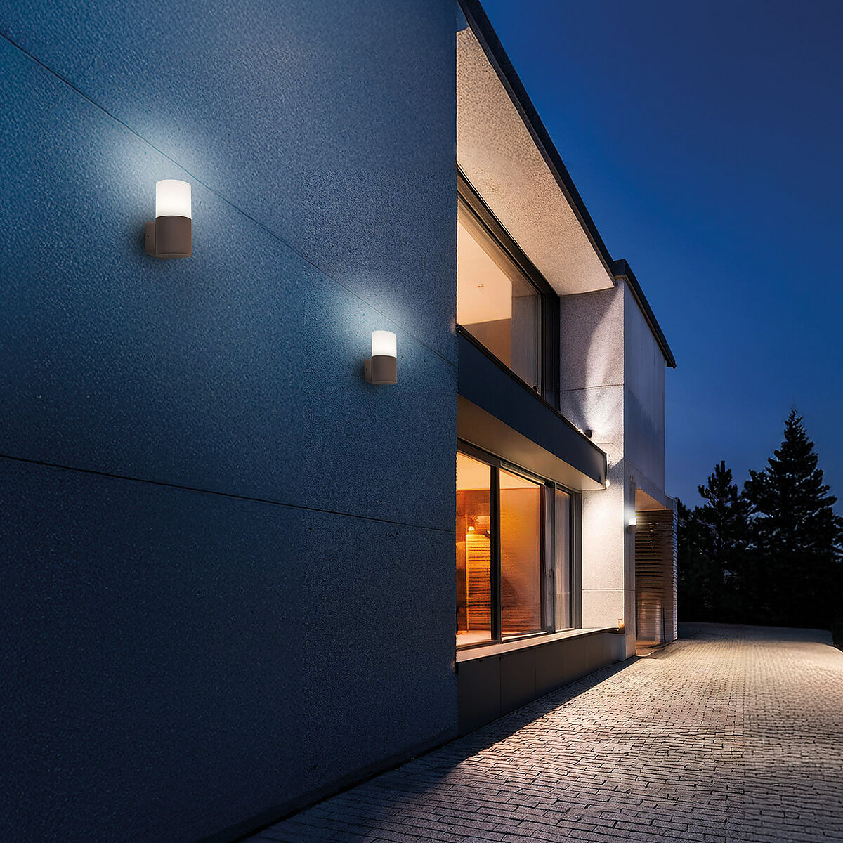 Applique Cadice corten installata