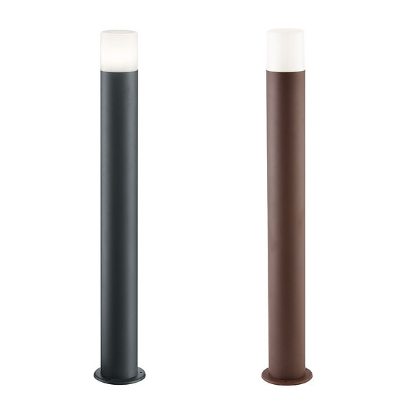 Cadice Bollard - Antracite e Corten