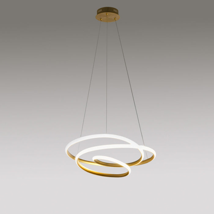 Sospensione LED Gea Luce DIVA S/G – Oro