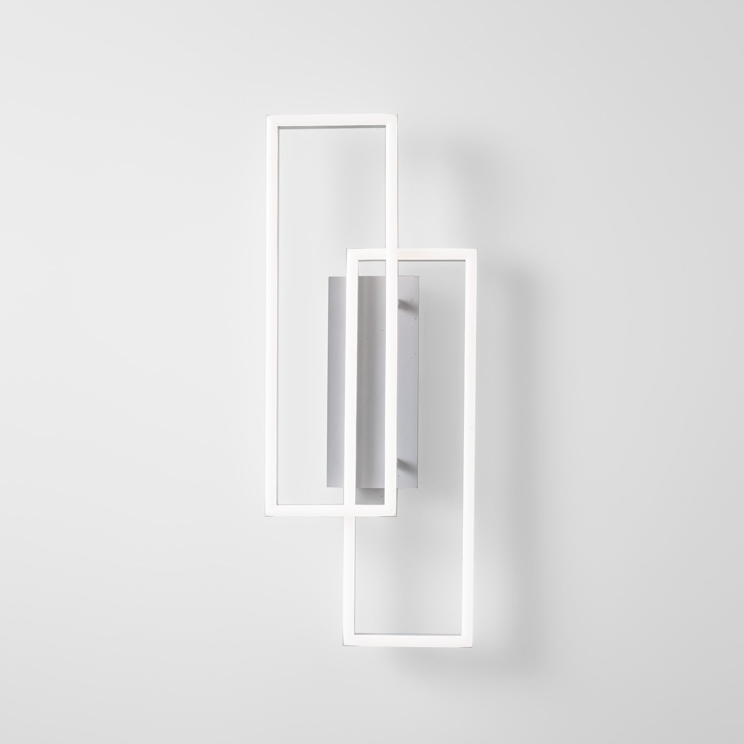 Applique LED Moderna Geometrica 2 Rettangoli Rettangolare