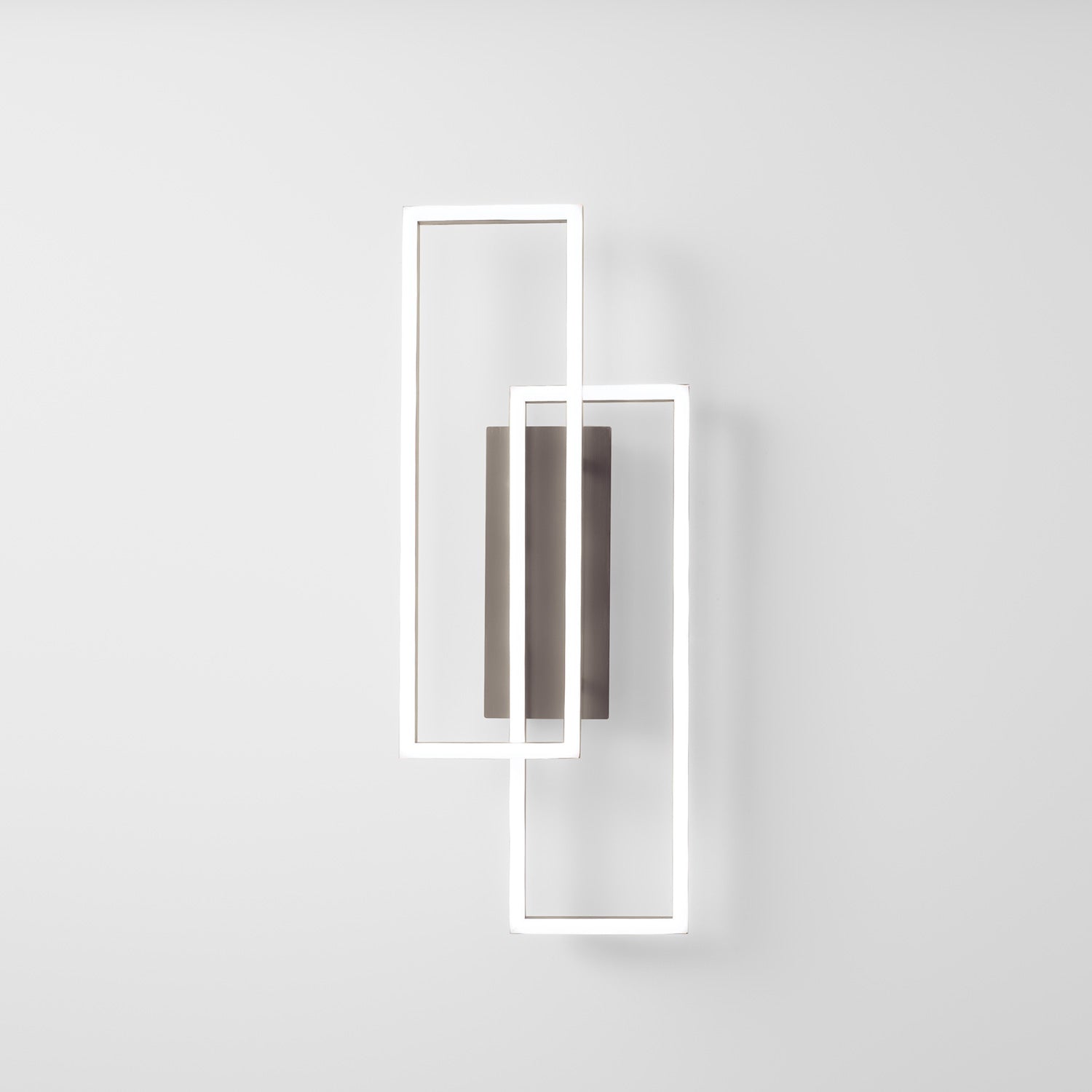 Applique LED Moderna Geometrica 2 Rettangoli Rettangolare