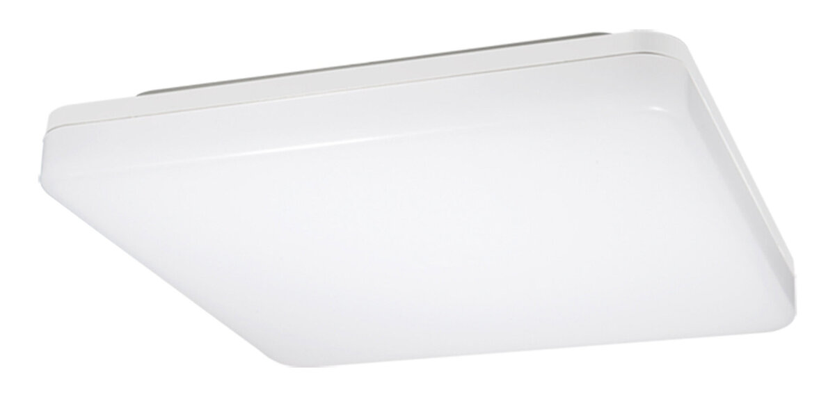 Plafoniera LED Quadrata Anti-UV IP54 IK08 24W CCT per Esterni e Interni – immagine prodotto