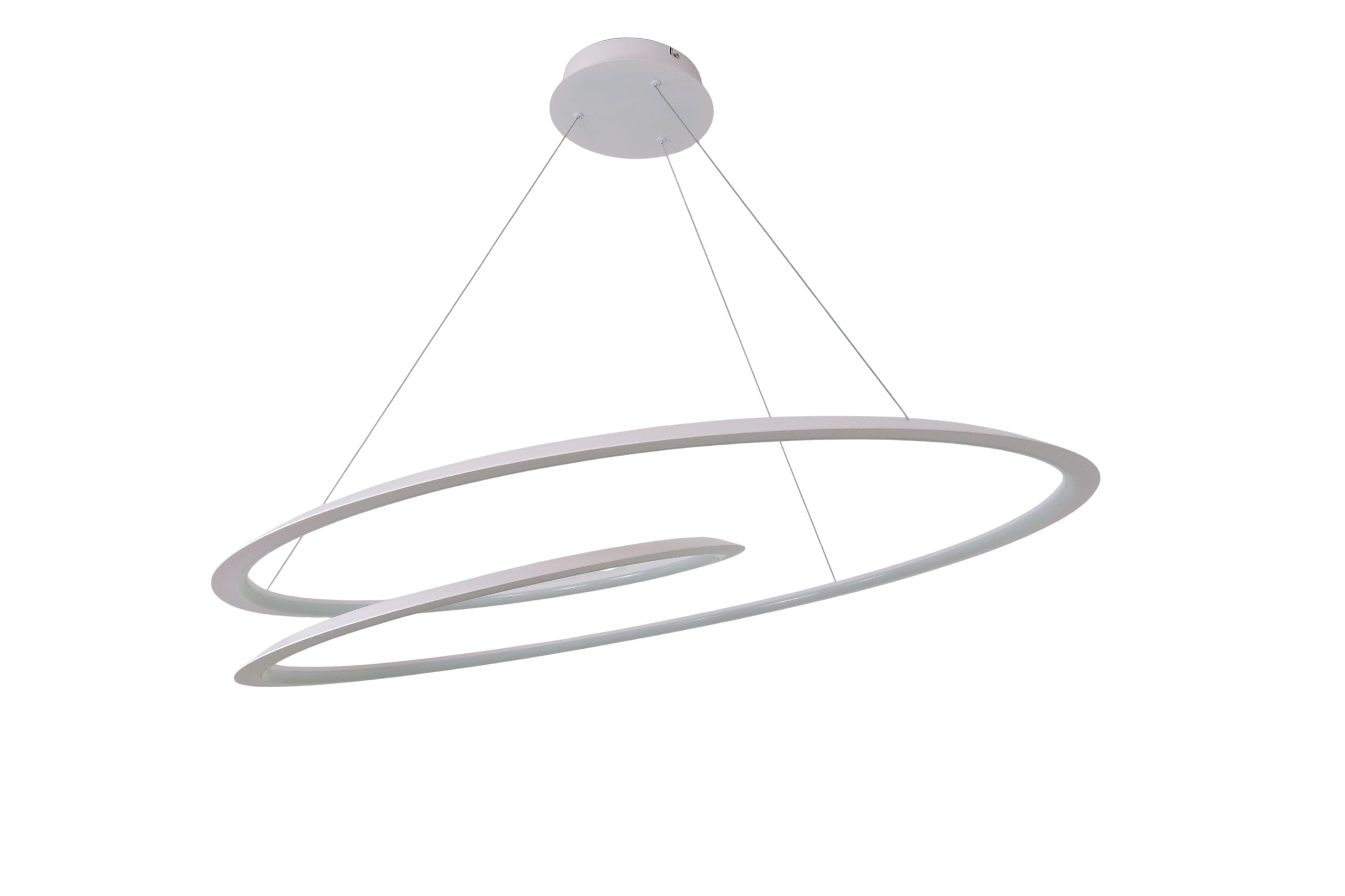 Lampadario LED Spirale Design Moderno Ø100 cm Bianco FULVIA S100 FAVOLUX