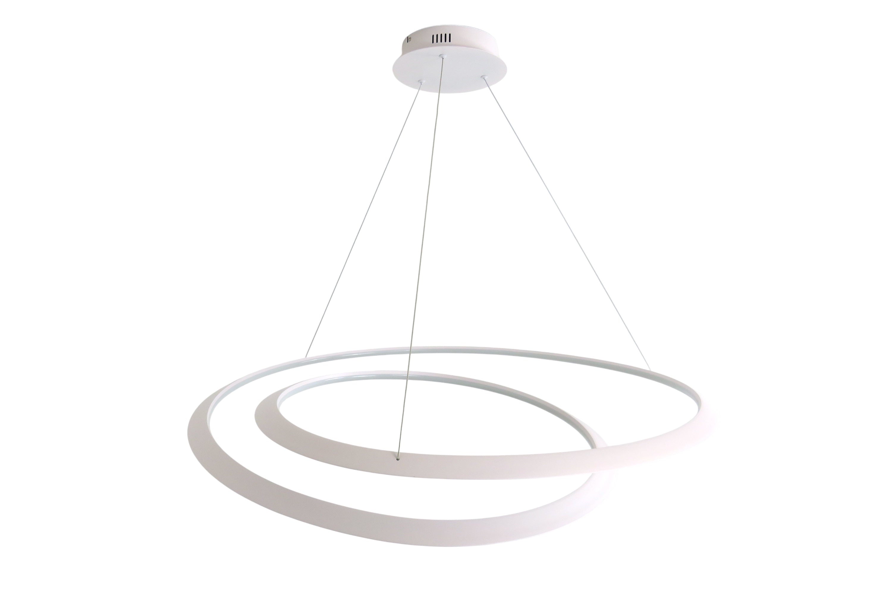 Lampadario LED Spirale Design Moderno Ø100 cm Bianco FULVIA S100 FAVOLUX