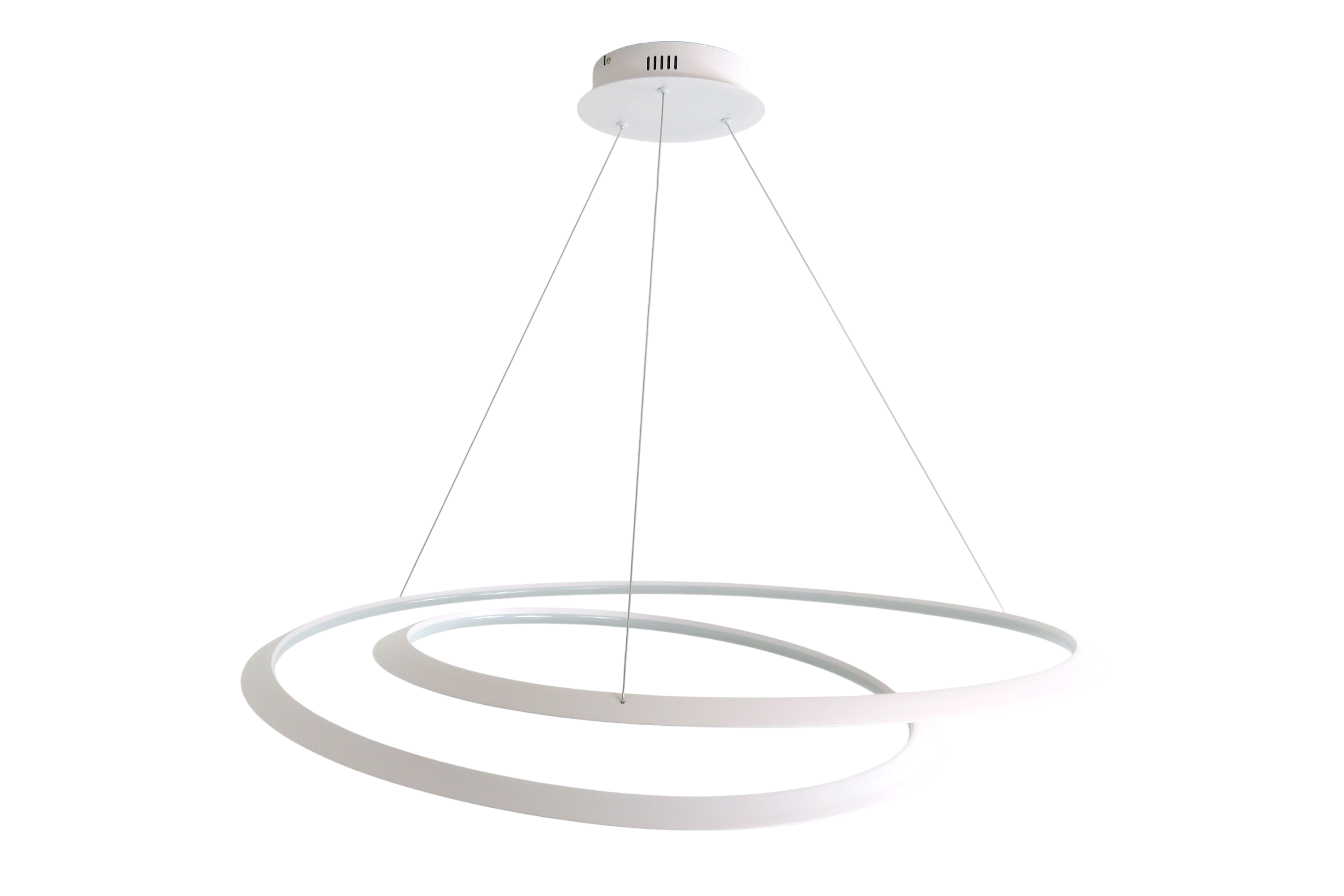 Lampadario LED Spirale Design Moderno Ø100 cm Bianco FULVIA S100 FAVOLUX