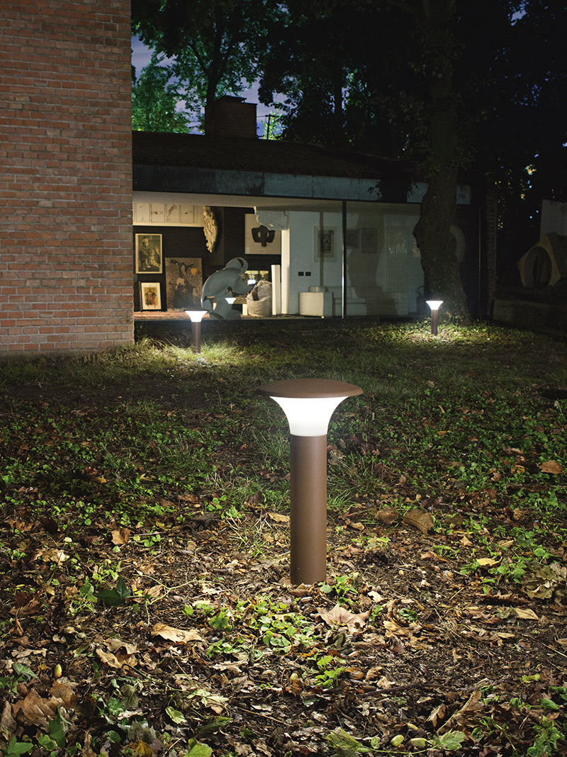 Lampioncino da giardino ruggine E27 GES521 Gea Luce