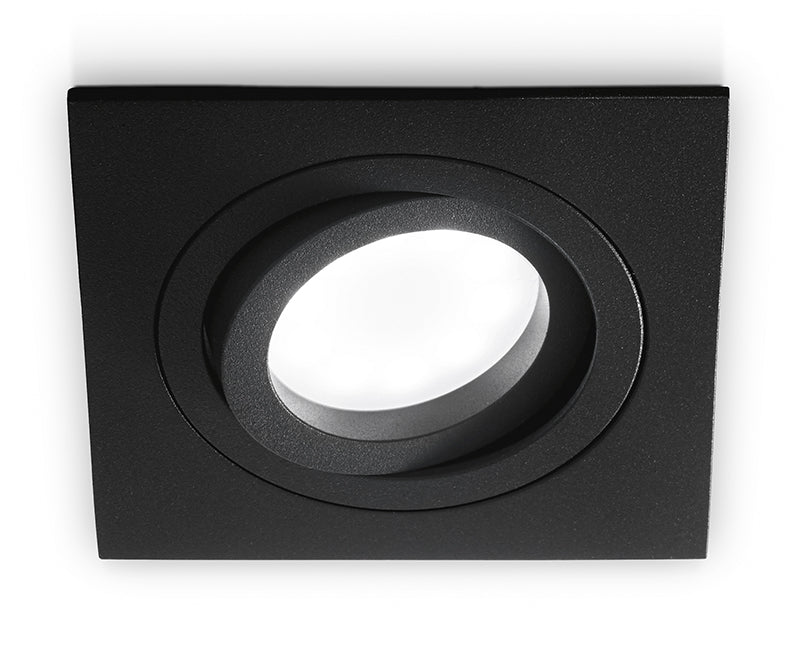 Faretto Incasso Quadrato Orientabile GU10 LED 5 Finiture