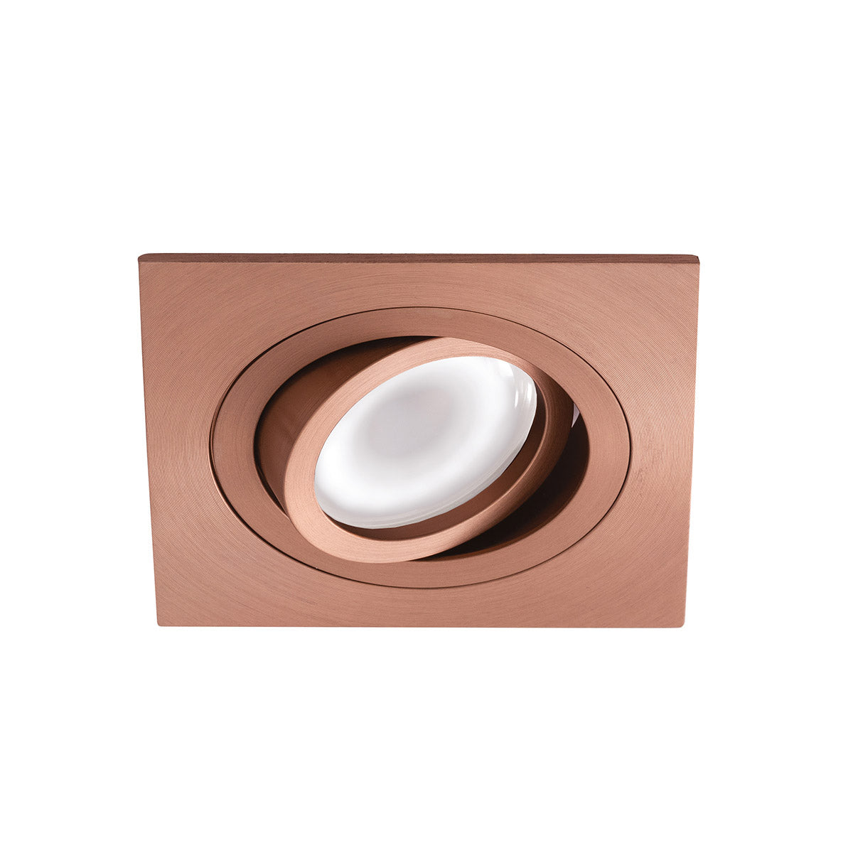 Faretto Incasso Quadrato Orientabile GU10 LED 5 Finiture